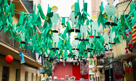 Imagen de la calle inspirada en los 'scape rooms' que se ha llevado el segundo premio / AYUNTAMIENTO