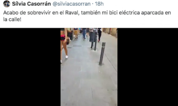 Captura de pantalla del tuit eliminado por Sílvia Casorrán