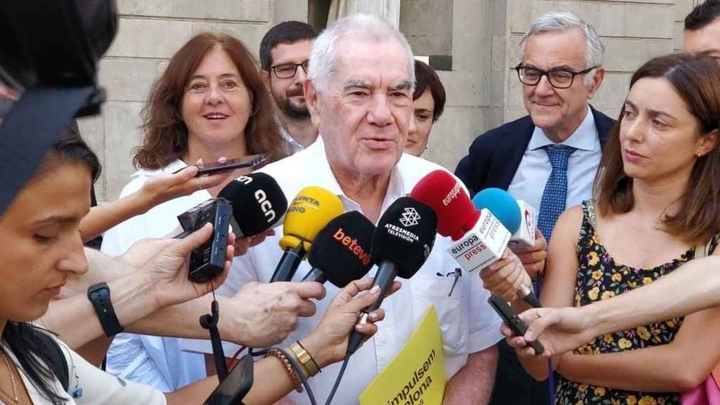 Maragall atiende a los medios de comunicación / EUROPA PRESS