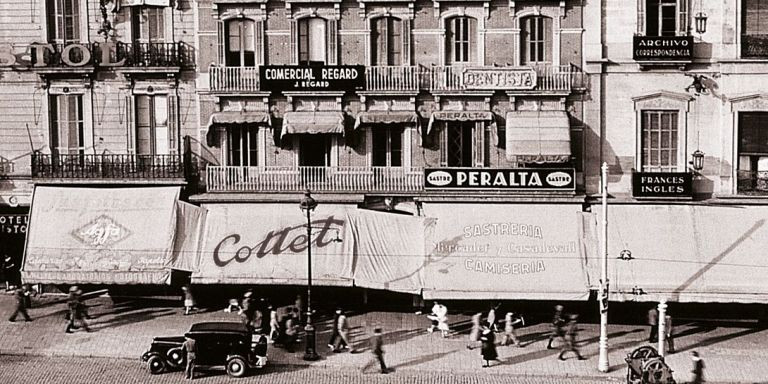 Así lucía la fachada antes de la instalación del termómetro gigante / CAN COTTET