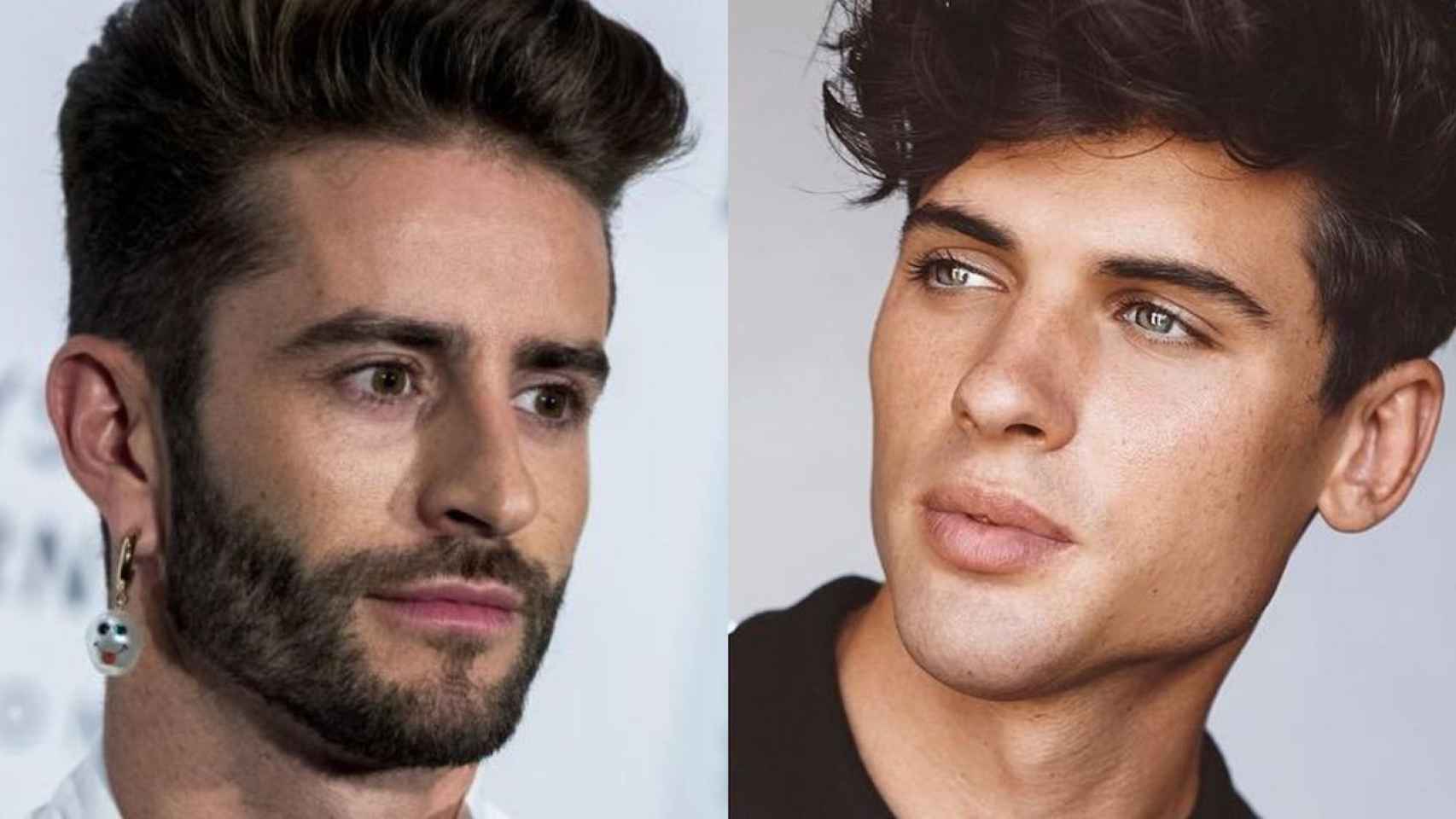 Pelayo Díaz y Daniel Illescas en un fotomontaje de BMagazine