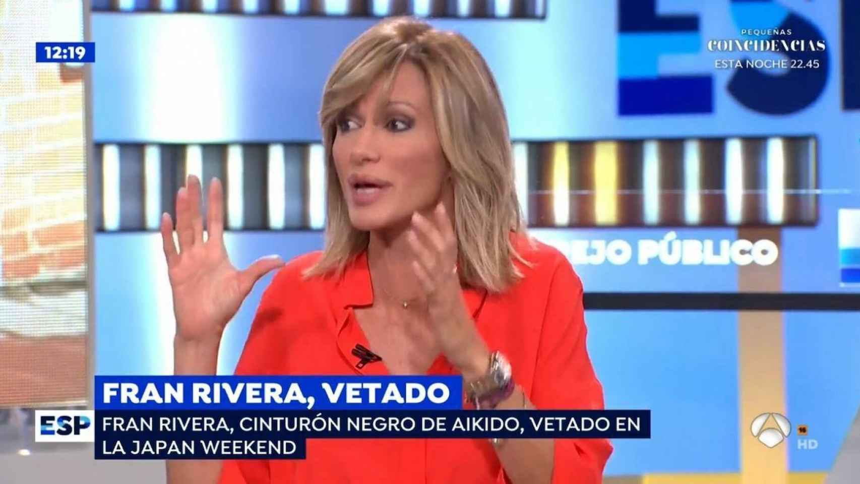 Susanna Griso durante la emisión de su programa 'Espejo Público' / A3