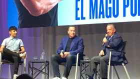 Arnold Schwarzenegger y el Mago Pop en el Teatro Victòria / RP