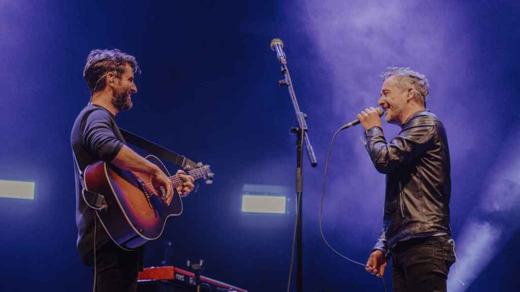 Joan Dausà y Sergi Balmes, en los conciertos de una edición anterior de la Mercè / GEMMA MARTZ