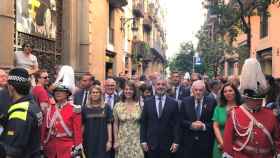 Comitiva popular de la Mercè, patrona de Barcelona, con la presencia de líderes políticos de la ciudad / EUROPA PRESS