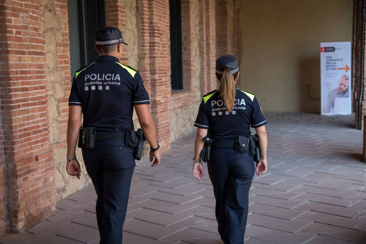 Agentes de la Guardia Urbana de servicio en Nou Barris / BCN GUB