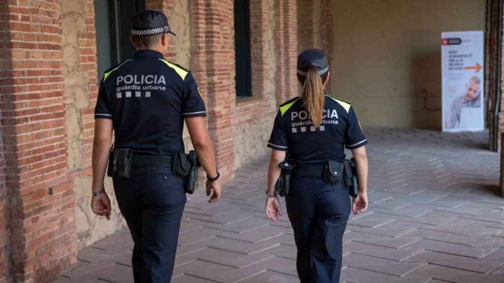 Agentes de la Guardia Urbana de servicio en Nou Barris / BCN GUB