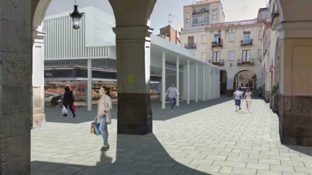 Imagen del proyecto del Mercat de Sant Andreu / AYUNTAMIENTO