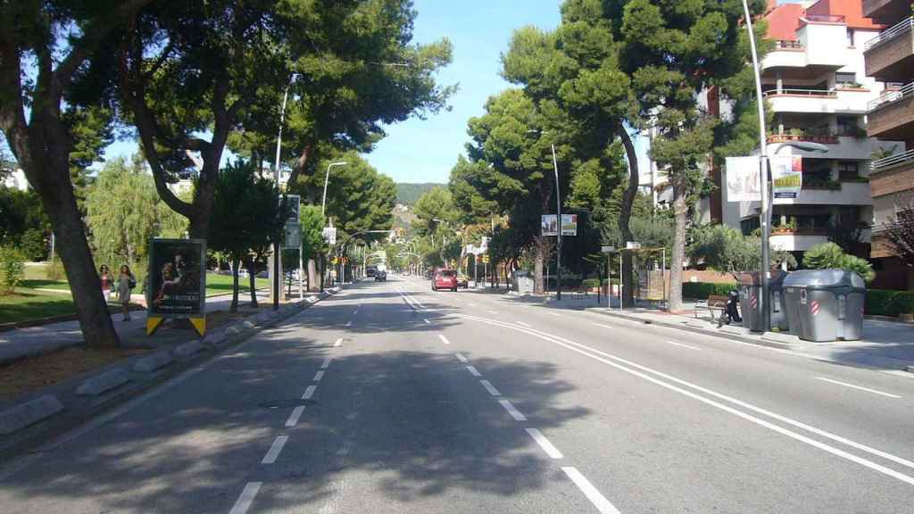 La avenida de Pedralbes de Barcelona, en una imagen de archivo