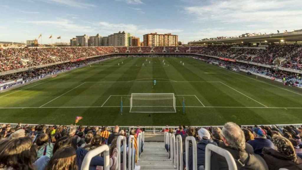 El Miniestadi será derribado de forma mecánica / FCB