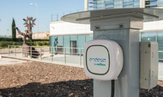 Punto de recarga eléctrica de Endesa