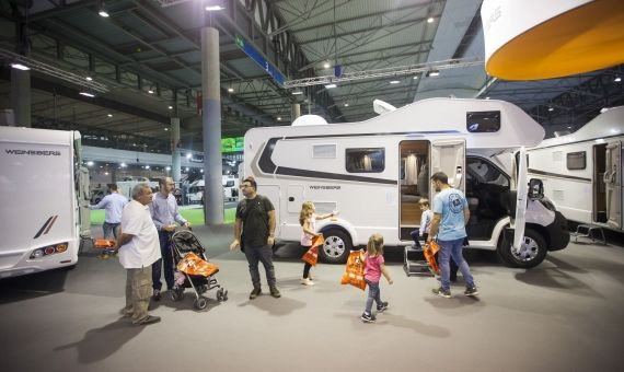 Espacio de las autocaravanas del Salón