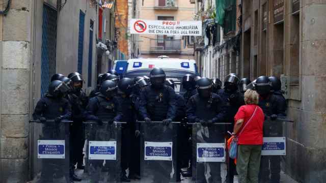 Un desalojo en Barcelona en una imagen de archivo