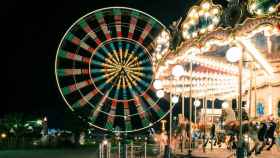 Imagen de archivo de una feria de Navidad en otra ciudad europea