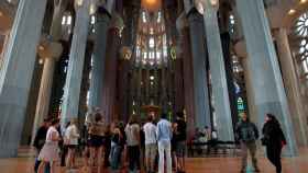 Una imagen del interior de la Sagrada Família / EFE