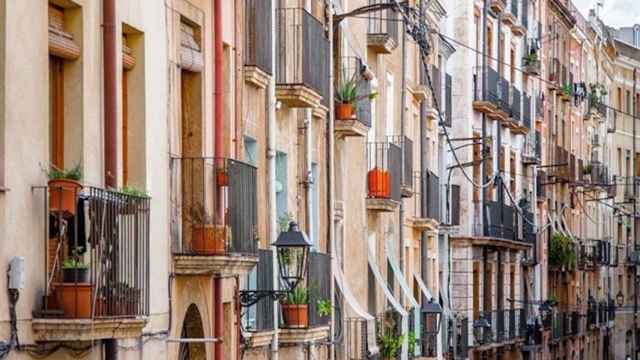 Bloques de pisos en Barcelona