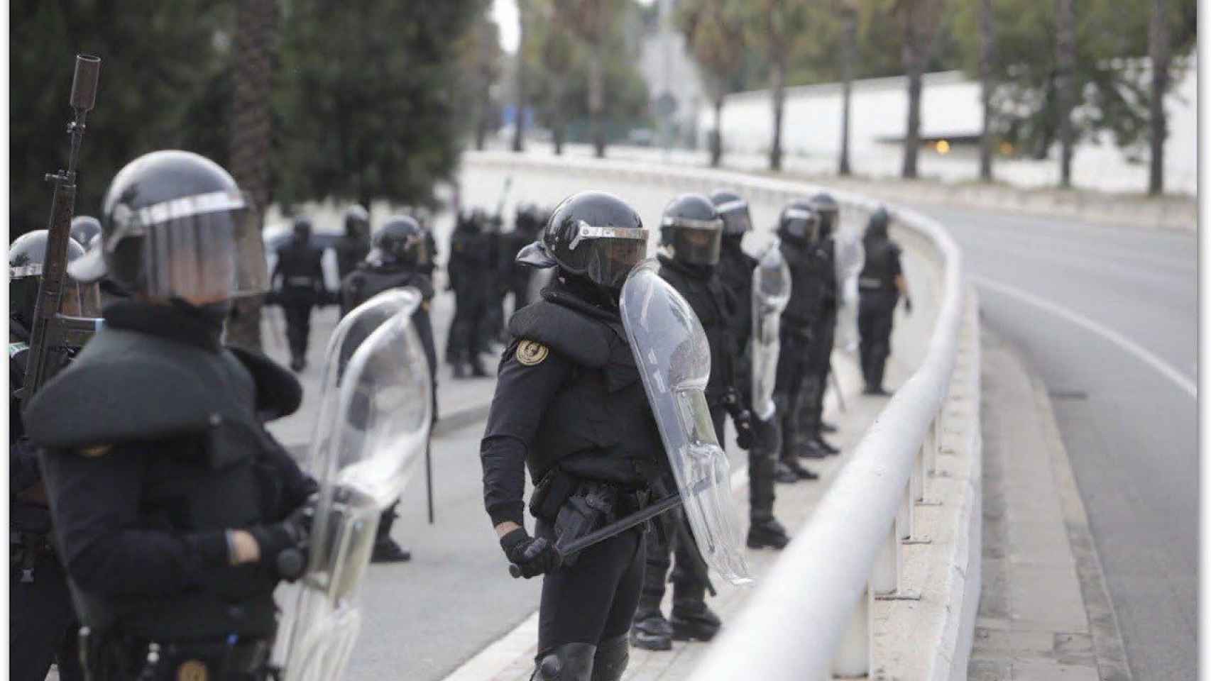 Agentes de la Guardia Civil, desplegados / TWITTER @DRPAVITO1