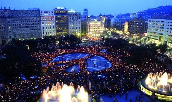 Manifestación contra la Guerra de Irak en Barcelona / AJ BCN