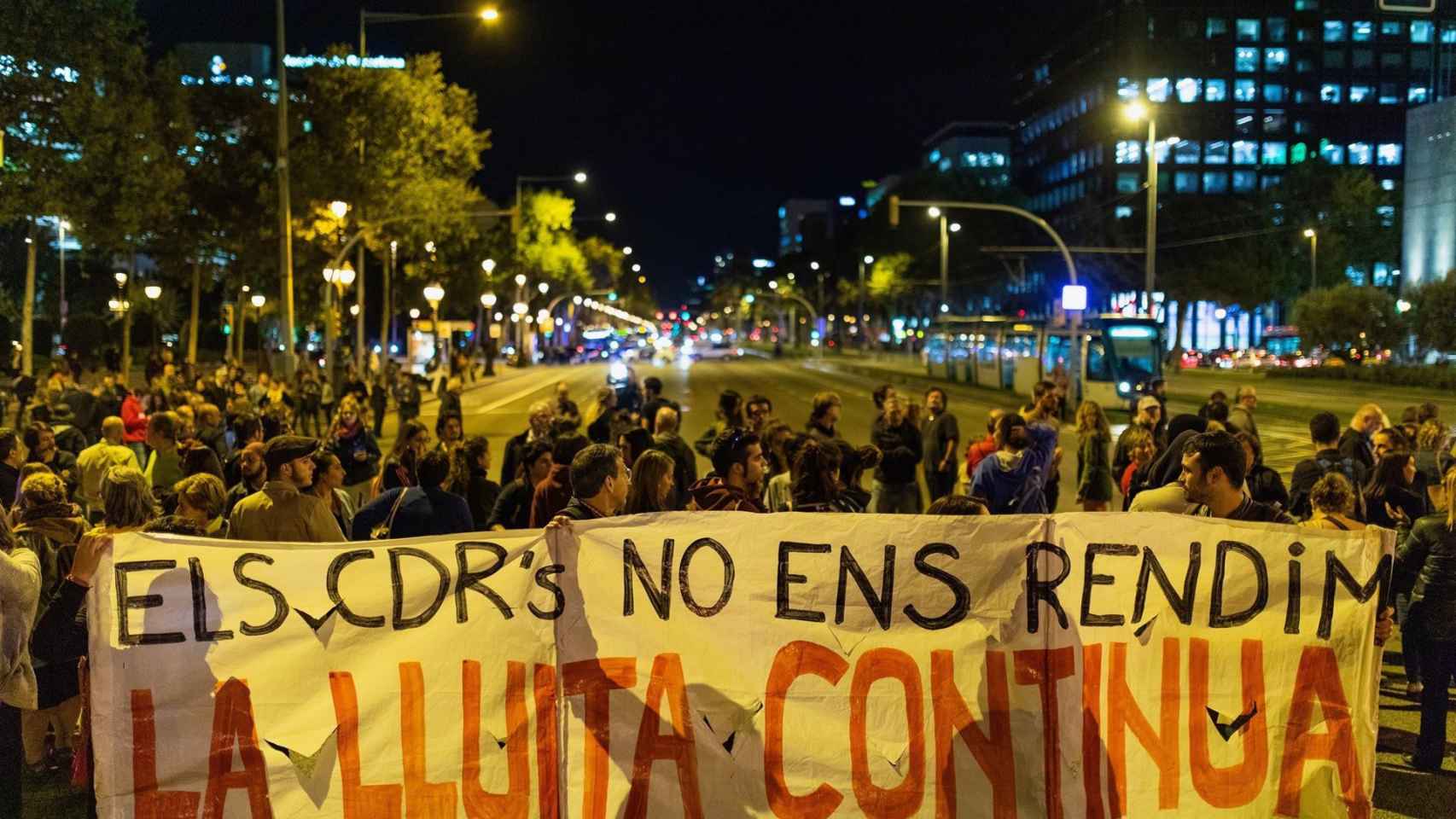 450 personas cortan la Diagonal tras un pasacalles antirepresivo / EUROPA PRESS