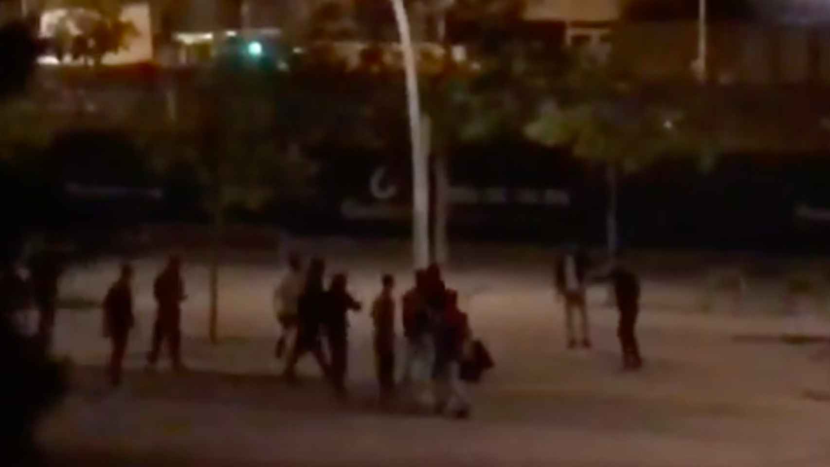 Pelea entre dos bandas en Badalona