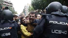 Antidisturbios de la Policía Nacional / EFE