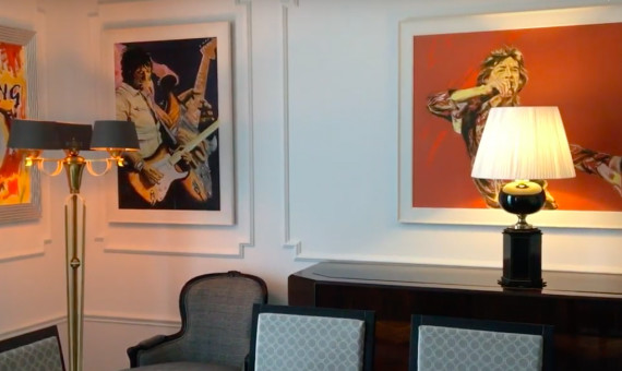 Interior de la suite Ronnie Wood