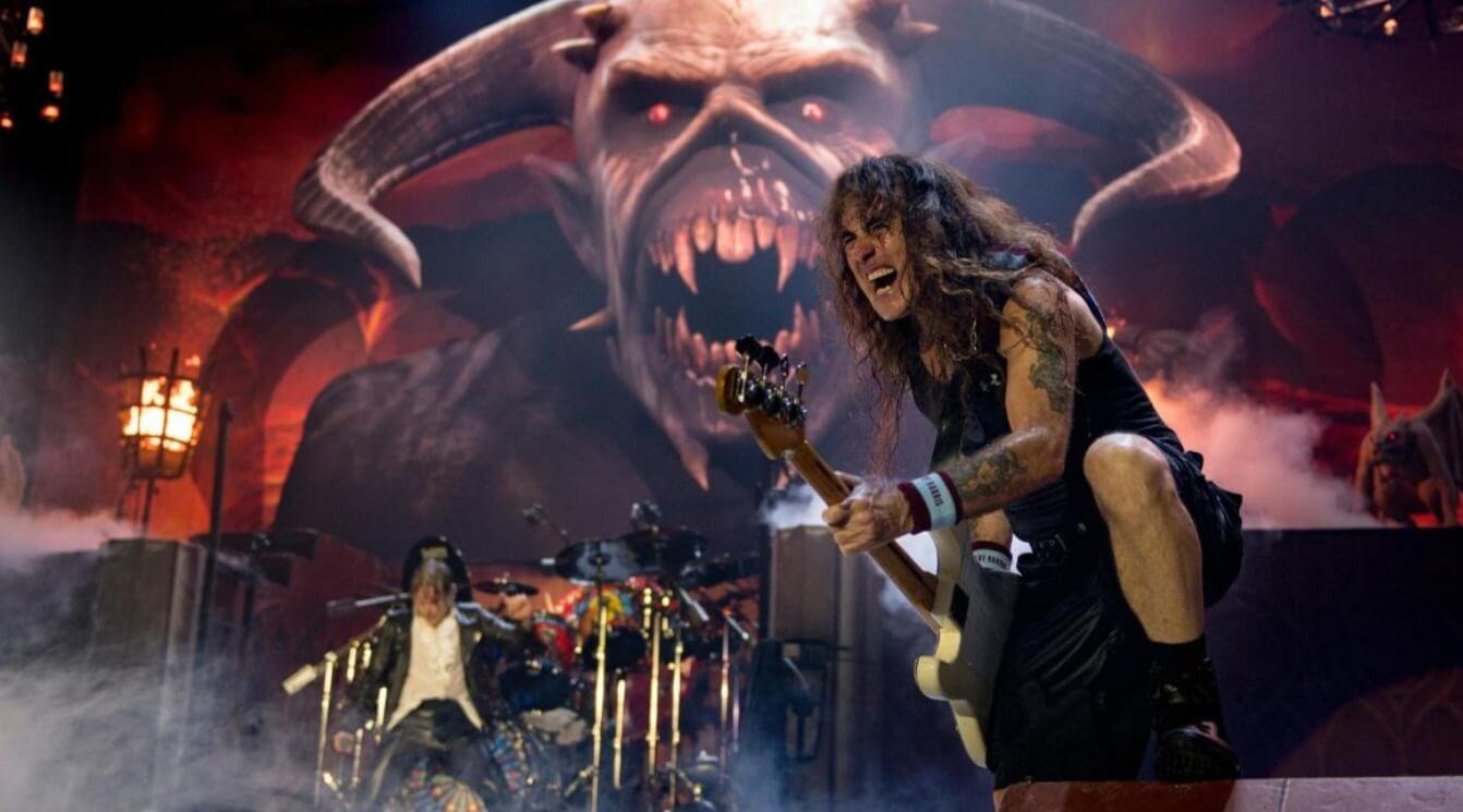 Iron Maiden en un concierto durante su gira ‘Legacy of the Beast’ / ARCHIVO