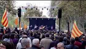 Uno de los conciertos en la jornada de 'reflexión' en plaza Universitat / TSUNAMI DEMOCRÀTIC