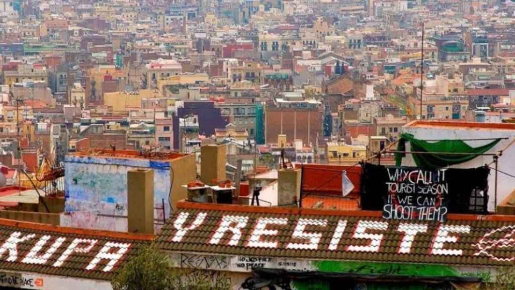 Viviendas ocupadas en Barcelona.