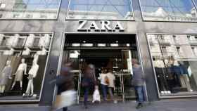 Exterior de una tienda de Zara en Barcelona