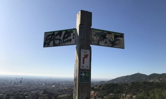 Vandalismo en la Carretera de les Aigües / DF