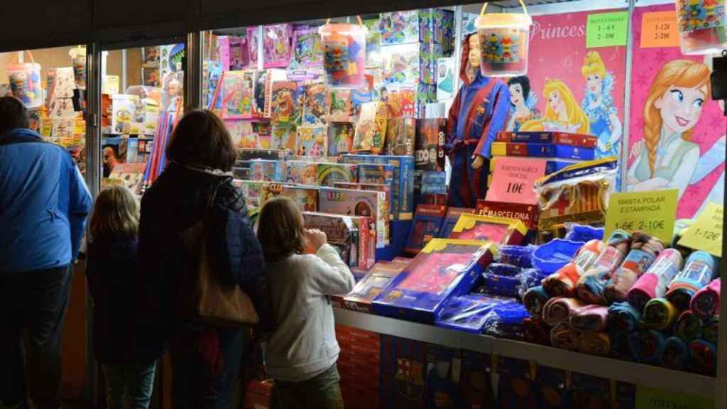 Imagen de archivo de la Feria de Reyes en la Gran Via