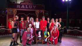 Integrantes del circo Raluy en la presentació