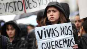 Manifestación contra la violencia machista / EFE