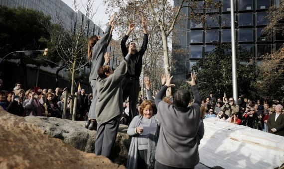 Inauguración del espacio de memoria de la antigua cárcel de mujeres de Les Corts / AJ. DE BCN