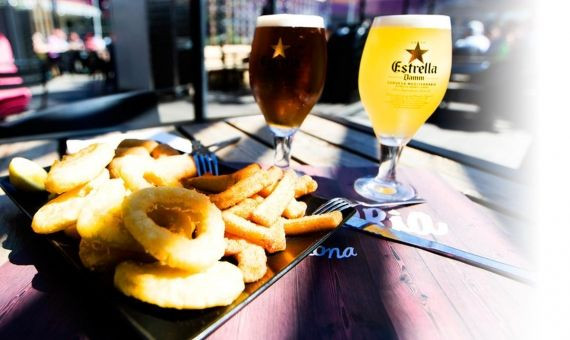 Cervecería Estrella Damm, uno de los bares con más ambiente para ver el fútbol / FC BARCELONA