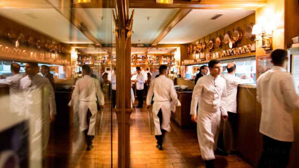 Interior del restaurante Botafumeiro