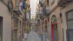 La calle Vistalegre del Raval, donde se encuentra el narcopiso rehabilitado