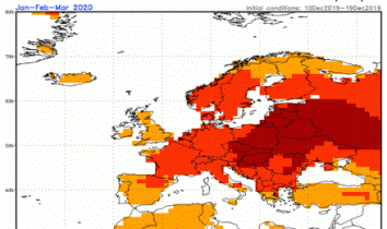 Anomalía térmica invierno / NOAA