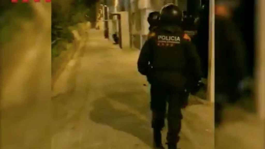 Imagen del operativo de los Mossos d'Esquadra / MOSSOS D'ESQUADRA