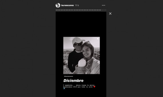 Captura de pantalla de un 'instastories' de Laura Escanes sobre su destino de Fin de Año / INSTAGRAM