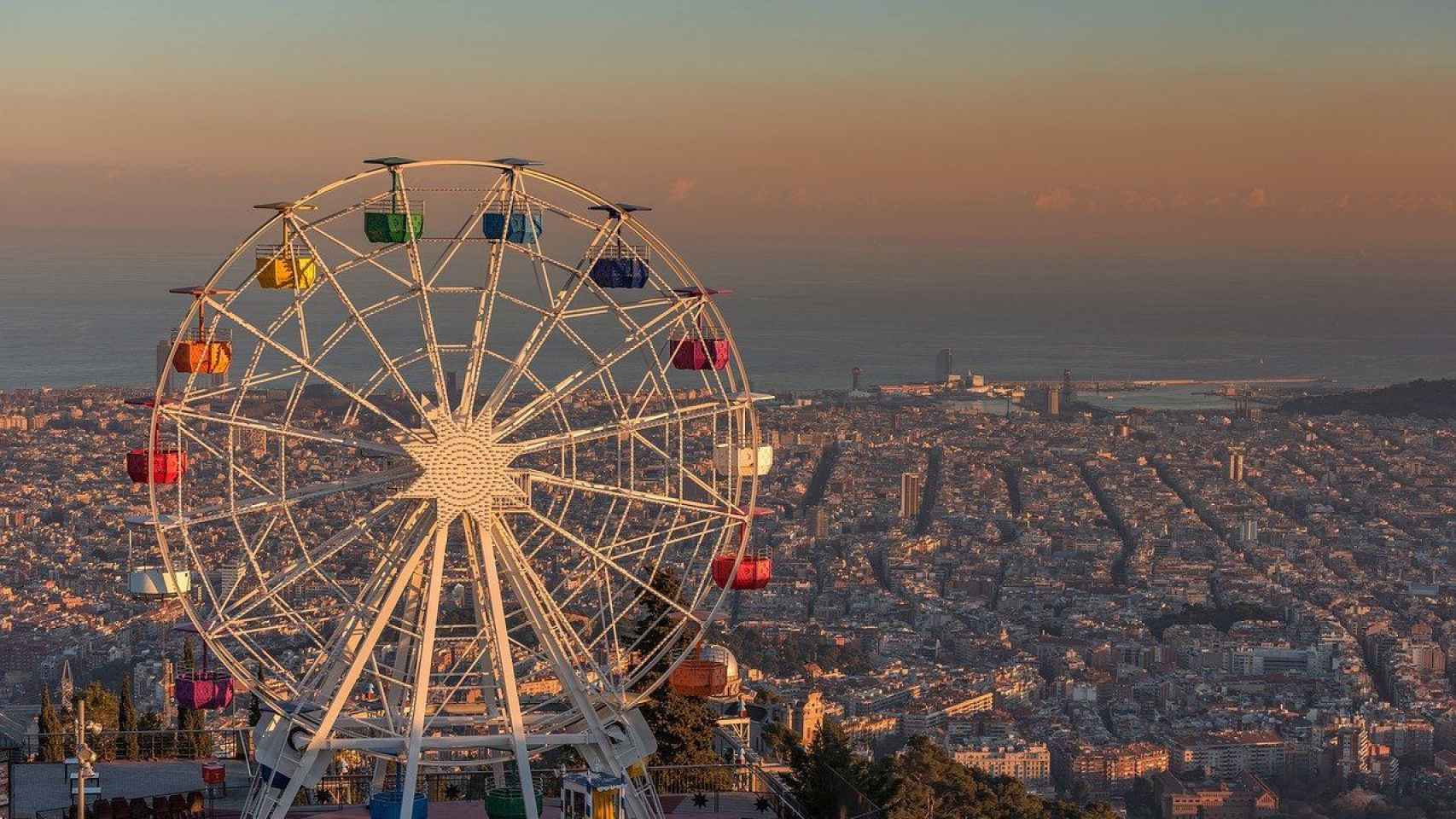 Imagen de Barcelona desde el Tibidabo / Suetot - PIXABAY