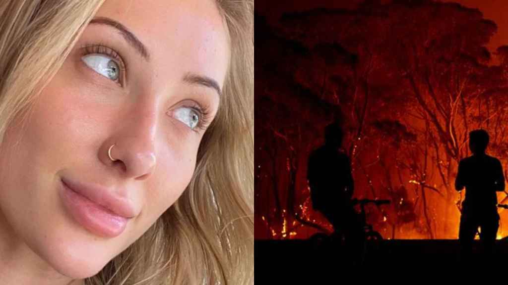 La modelo Kaylen Ward que se hace fotos desnuda para contribuir a frenar los incendios de Australia