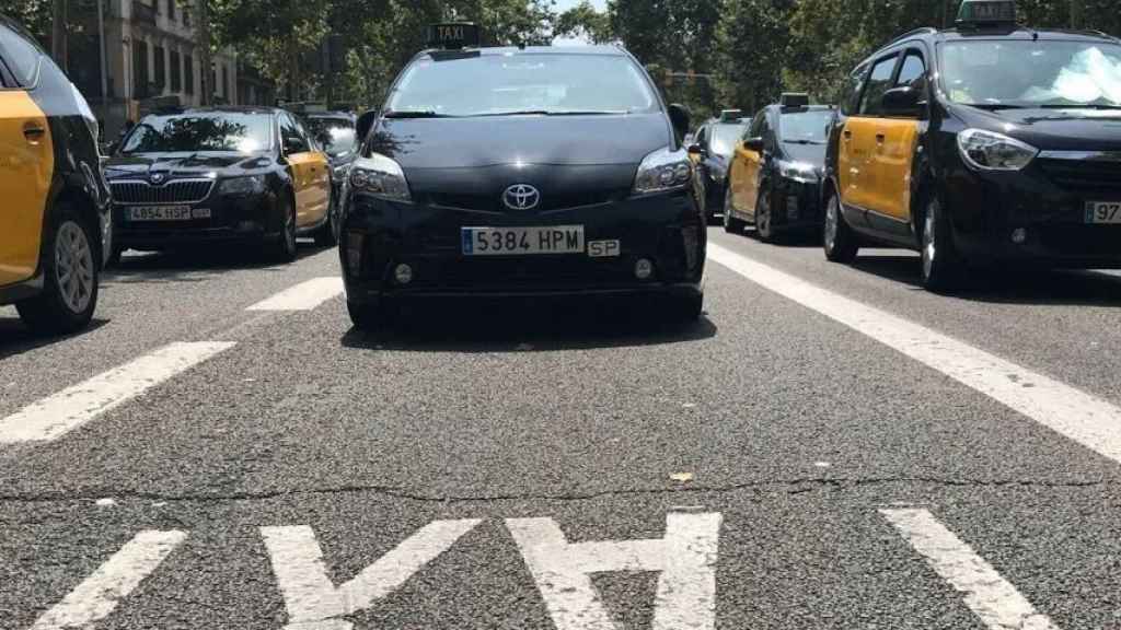 Taxistas en Barcelona / ARCHIVO