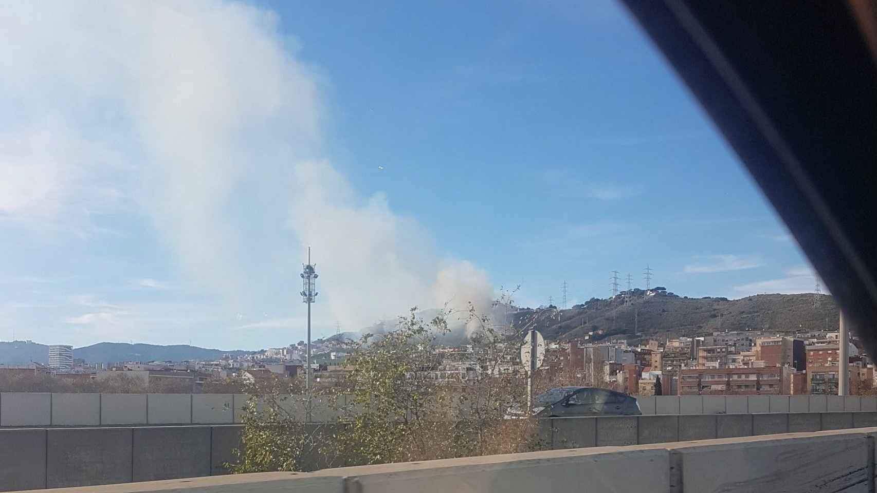 Incendio en Collserola / DAVE