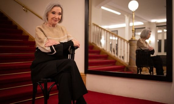 Nuria Espert durante la presentación de la obra de Federico García Lorca 'Romancero gitano' / EUROPA PRESS