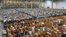 Interior de una sede de Amazon en España