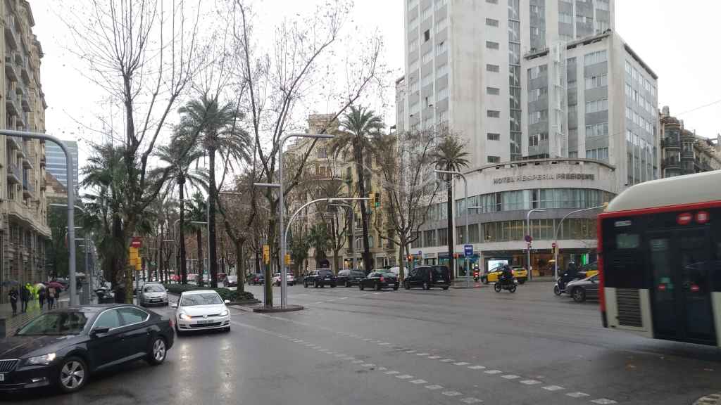 La avenida de la Diagonal, a la altura de Muntaner / JORDI SUBIRANA