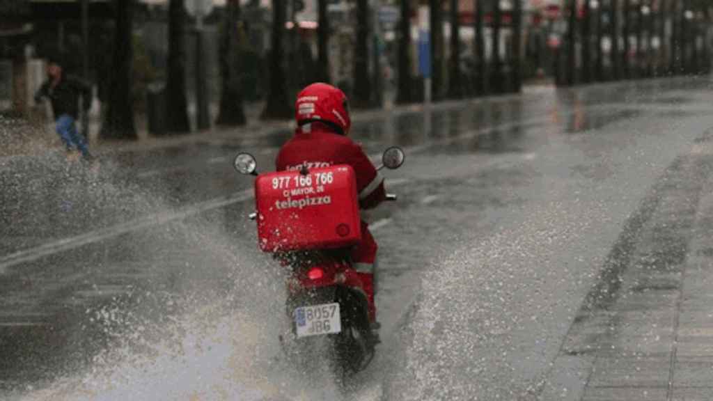 Una imagen de archivo de un día de lluvias