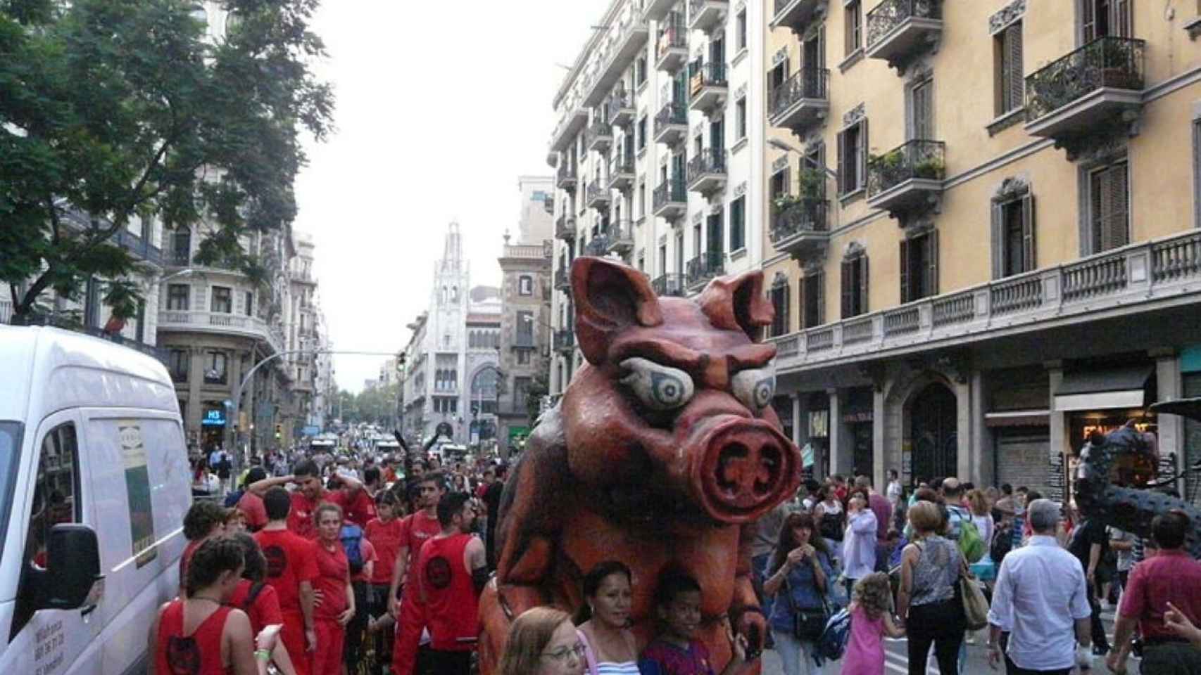 Pasacalle de la Festa Major de Sant Antoni.